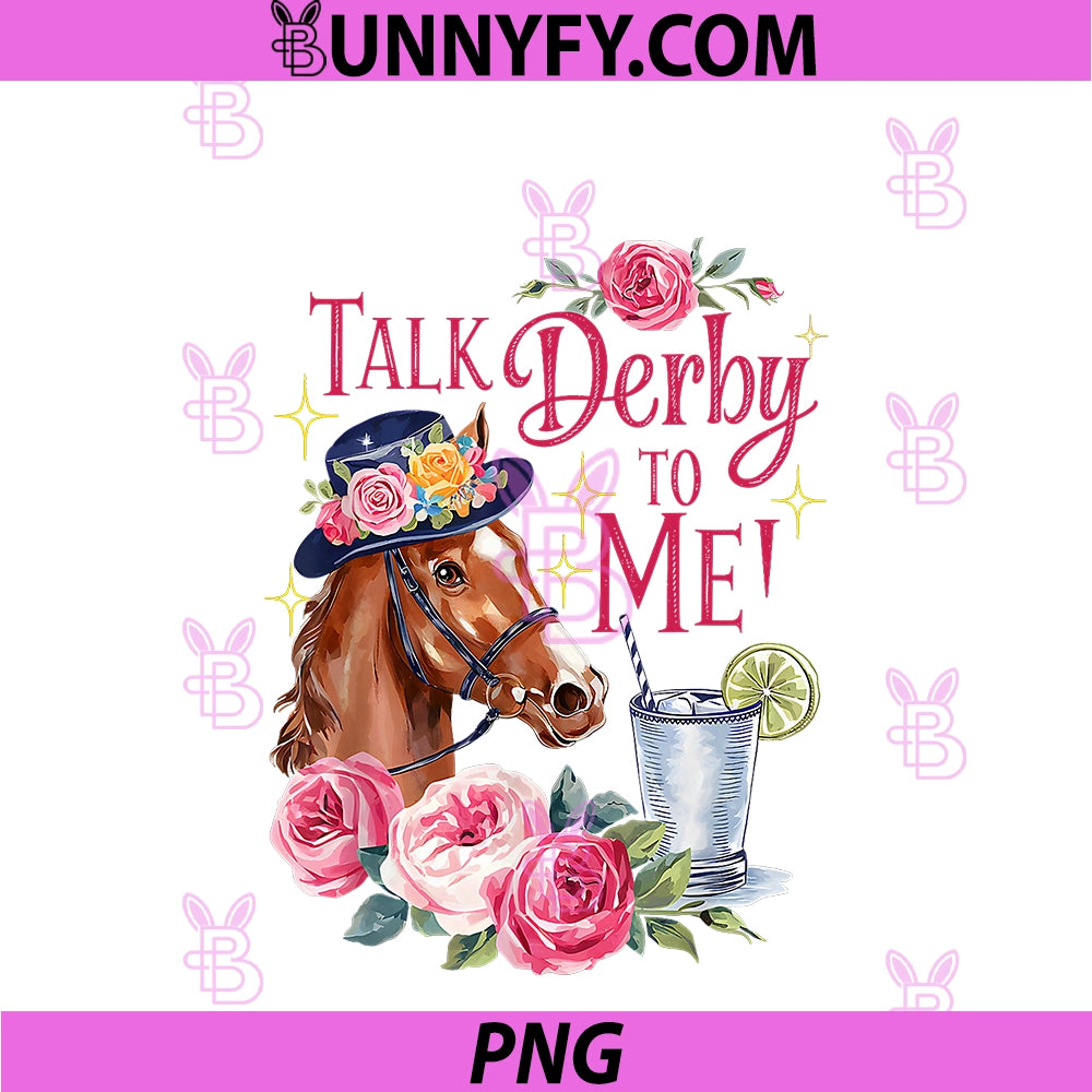Vintage Horse Racing Talk Derby Day To Me PNG, Derby Horse 2026 PNG