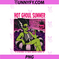 Vintage Hot Ghoul Summer PNG, Halloween Beach Summerween Cocktail PNG