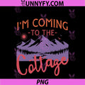 Vintage I'm Coming To The Cottage PNG, Hockey Romance PNG