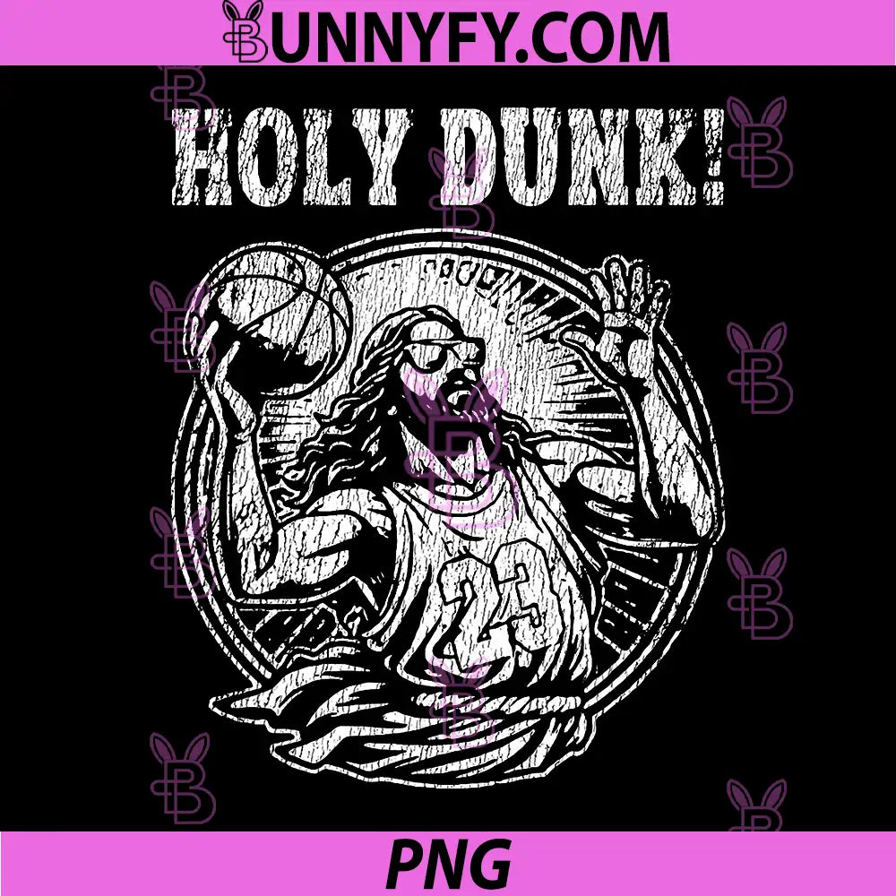 Holy Duck PNG, Basketball Saying Jesus PNG