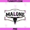 Vintage Malone PNG, Name Classic 70s 80s Gift PNG