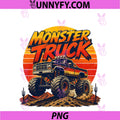 Vintage PNG, Monster Truck PNG