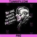 No One Wants To Fight For Israel PNG, Vintage Protest Portrait PNG