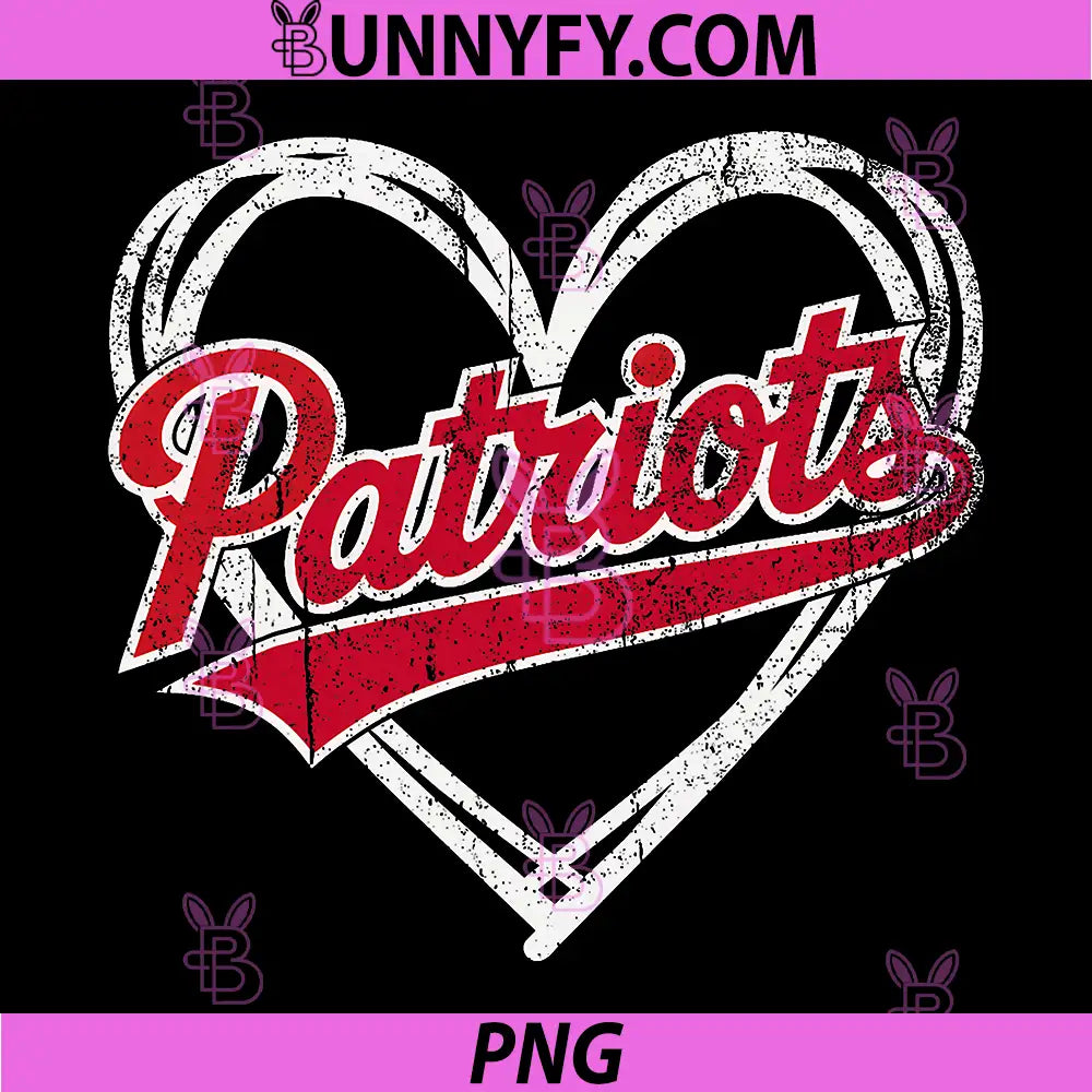 Vintage Patriots PNG, School Spirit Go Patriots Love PNG