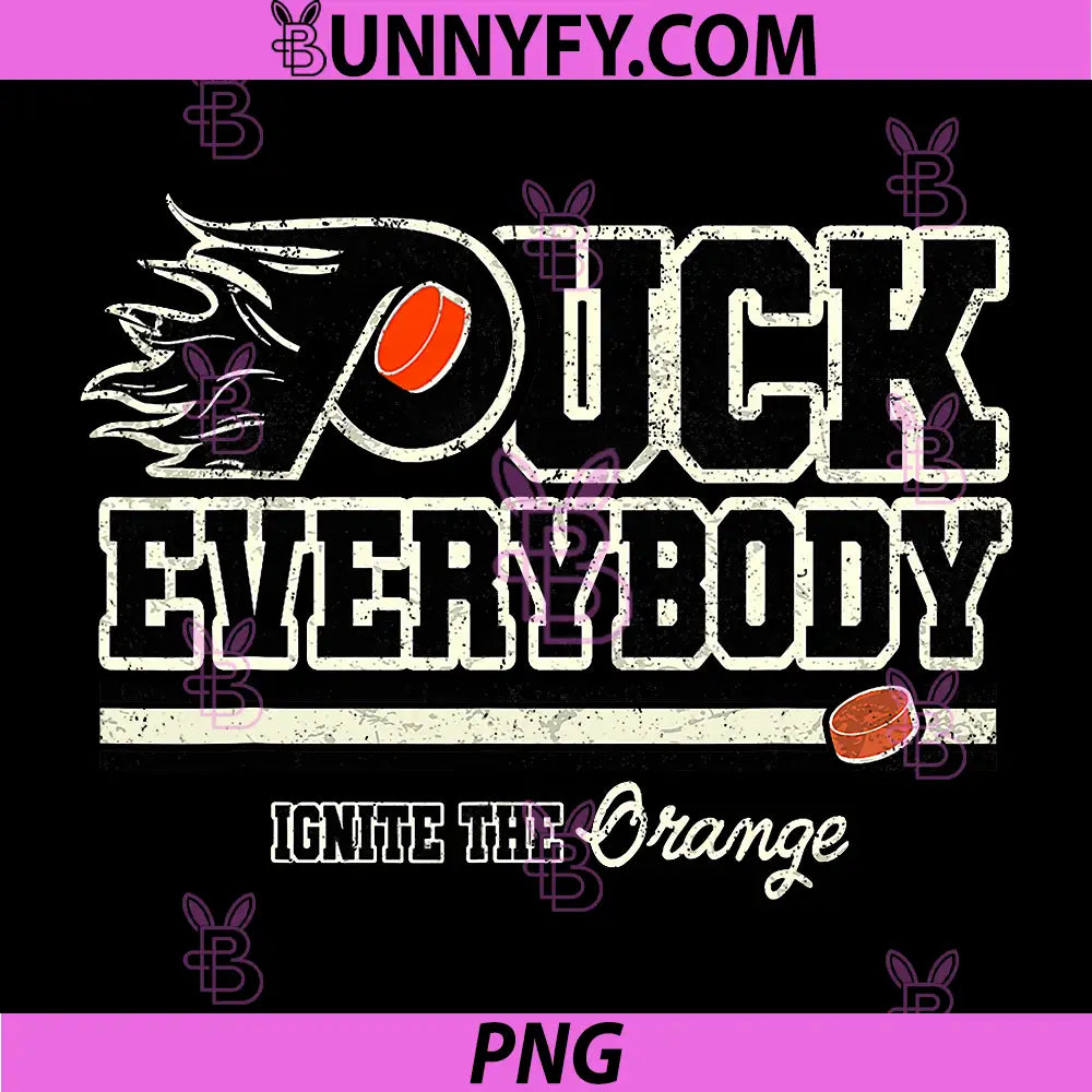 Vintage Puck Everybody PNG, Flyers Design PNG