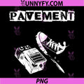 Pavement PNG, Funny Shoes Retro PNG