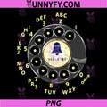Vintage Rotary Dial Telephone PNG, Retro Phone Number Art PNG