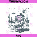 Vintage Shih Tzu PNG, Cowboys UFO Western PNG