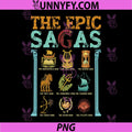 Vintage The Epic Saga PNG, Ithaca Odysseus Musical Wisdom Thunder PNG