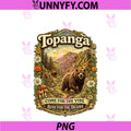 Vintage Topanga PNG, Canyon Bear Family 90290 Bohemian Style PNG