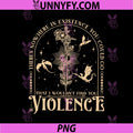 Violence Quote Dark Romance Art PNG, Gothic Dragon Dagger Design PNG