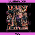 Violent Little Thing Dragon Girl PNG, Dark Fantasy Warrior Quote PNG