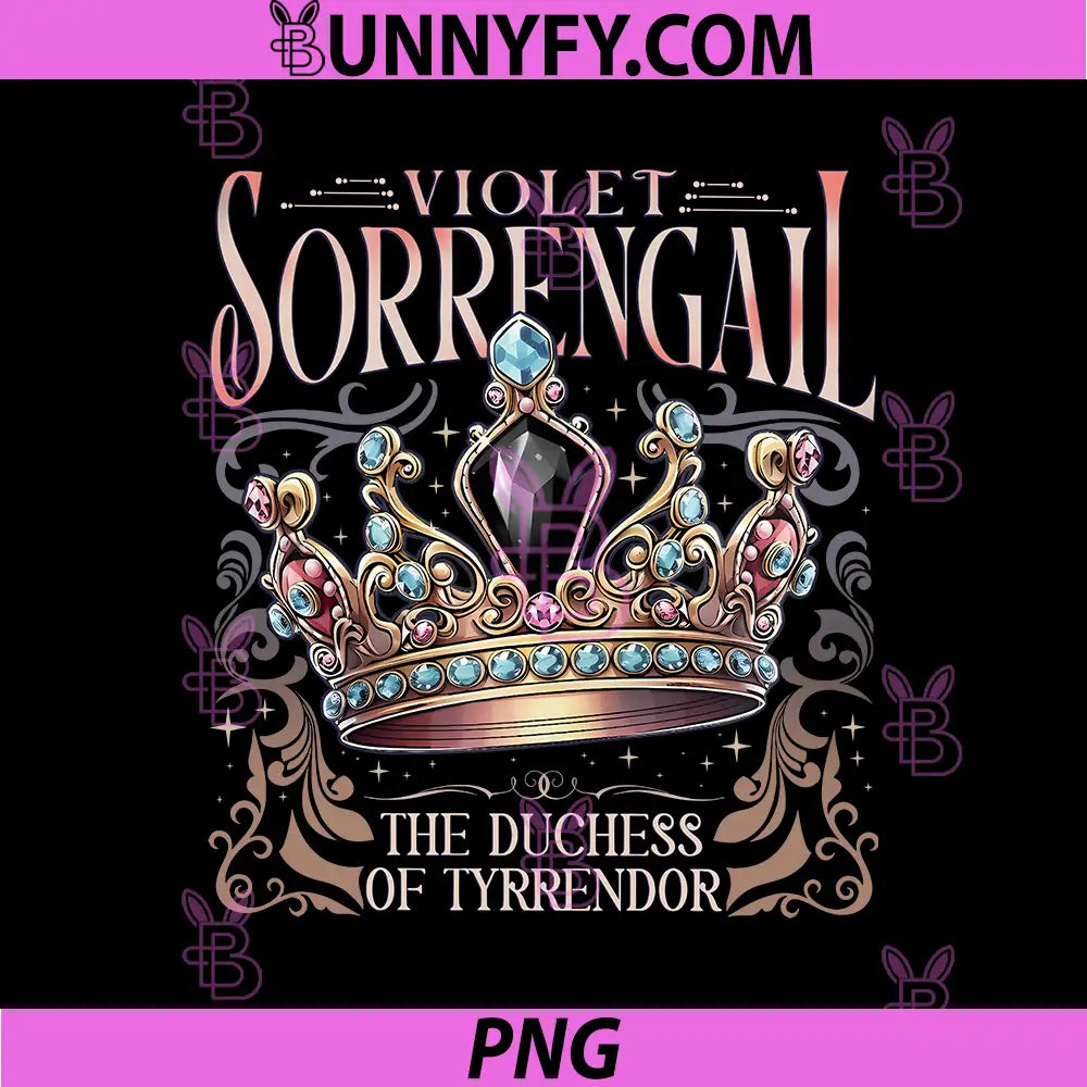 Violet Sorrengail Crown Art PNG, Duchess Of Tyrrendor Fantasy PNG