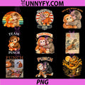 Viral Baby Monkey Team PNG Bundle, Punch Animal Lover PNG