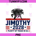 Viral Raccoon Timothy Jimothy For President 2028 PNG, Funny Meme PNG