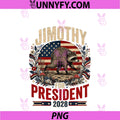 Viral Raccoon Timothy Jimothy For President 2028 PNG, Funny Meme PNG