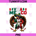 Viva Mexico Independence Day PNG, Funny Eagle with Mexican Flag PNG