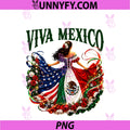 Viva Mexico PNG, Independence Day Mexican American Women Girls PNG