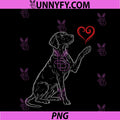Vizsla Lover Dog Art Vizsla Holding PNG, Heart Valentines PNG