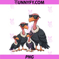 Vulture Family Sunglasses PNG, Graphic Cool Bird Lover Vultures PNG