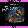 WB 100 Looney Tunes PNG, Daffy Duck My Precious LOTR Collection PNG