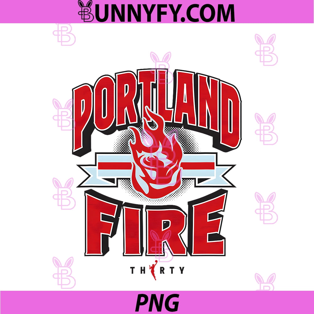 WNBA 30th Anniversary Drop Box PNG, Portland Fire PNG
