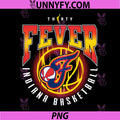 WNBA 30th Anniversary PNG, Triple Stack Indiana Fever PNG