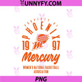 WNBA Official Phoenix PNG, Mercury Streamline PNG