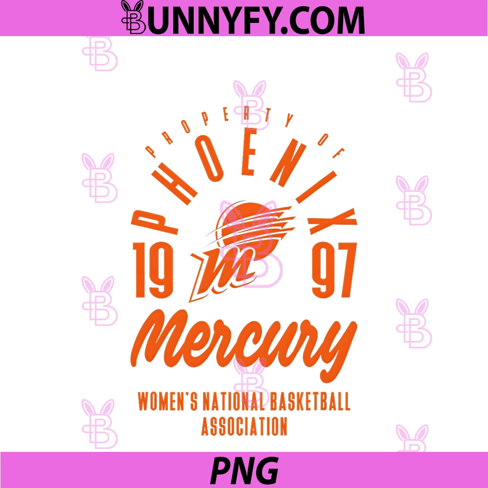 WNBA Official Phoenix PNG, Mercury Streamline PNG