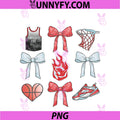 WNBA Portland Fire Logo PNG, Jersey And Coquette Bows Icons PNG