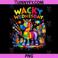 Wacky Wednesday PNG, Unicorn Spirit Week Mismatch Day Art PNG