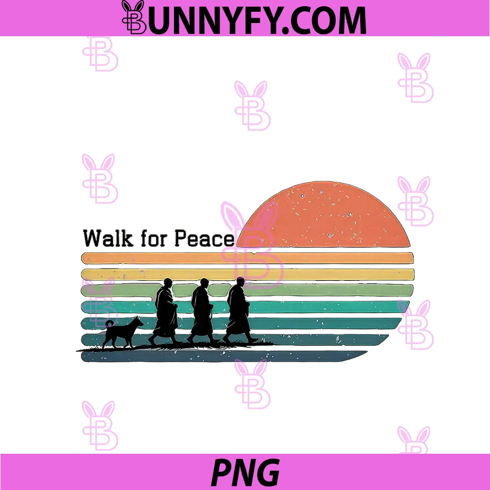 Walk For PNG, Peace Buddhist Monks Inspirational Journey PNG