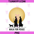Walk For Peace Buddhist Monks PNG, Inspirational Journey PNG