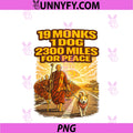 Walk For Peace Buddhist Monks PNG, Inspirational Journey PNG