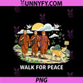 Walk For Peace Buddhist PNG, Monks Inspirational Journey PNG