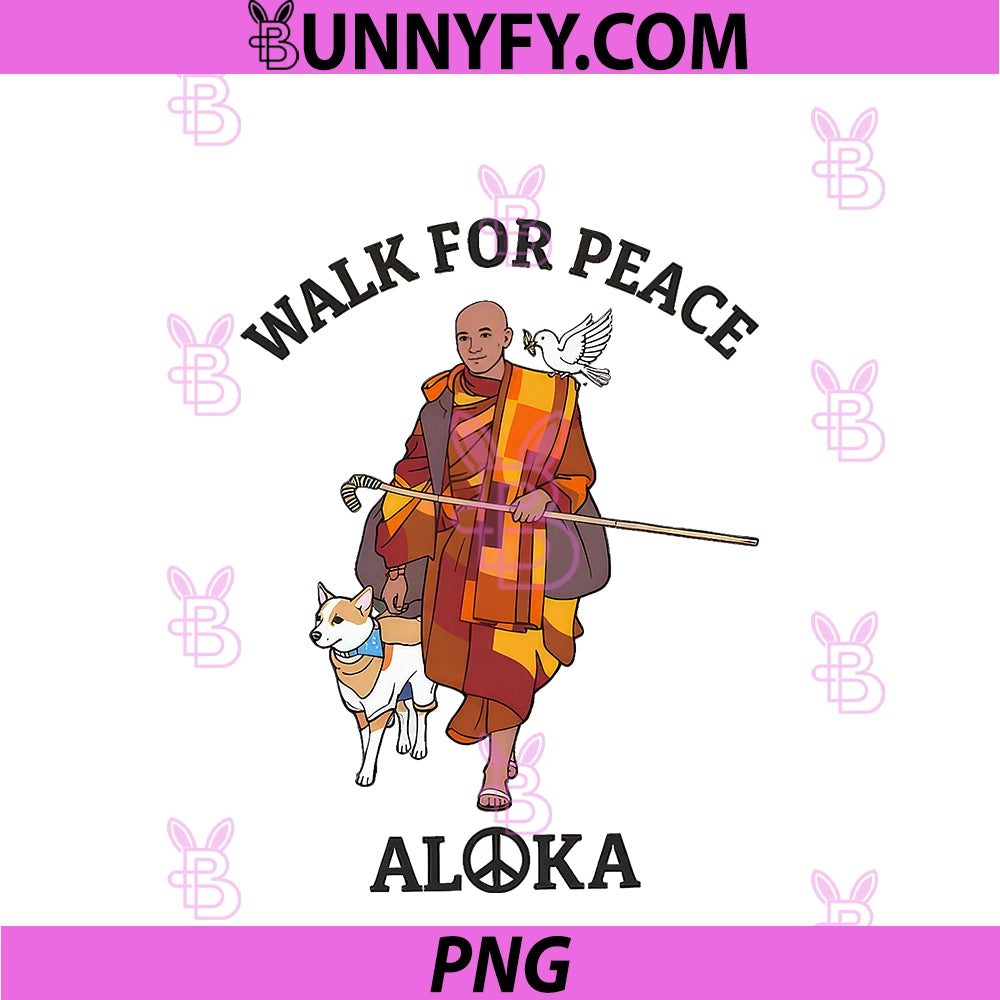 Walk For Peace PNG, Buddhist Monks Inspirational Journey PNG