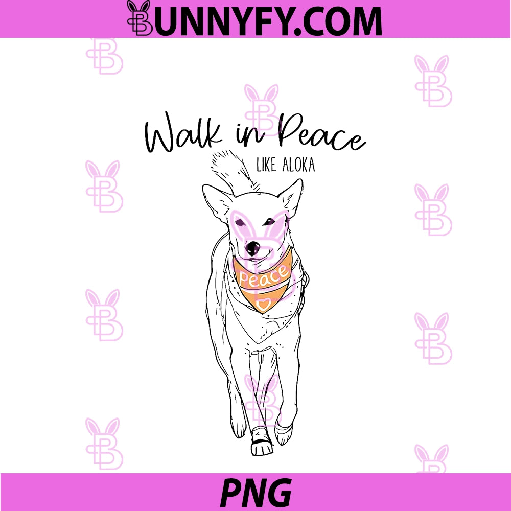 Walk In Peace Like PNG, Aloka Dog PNG