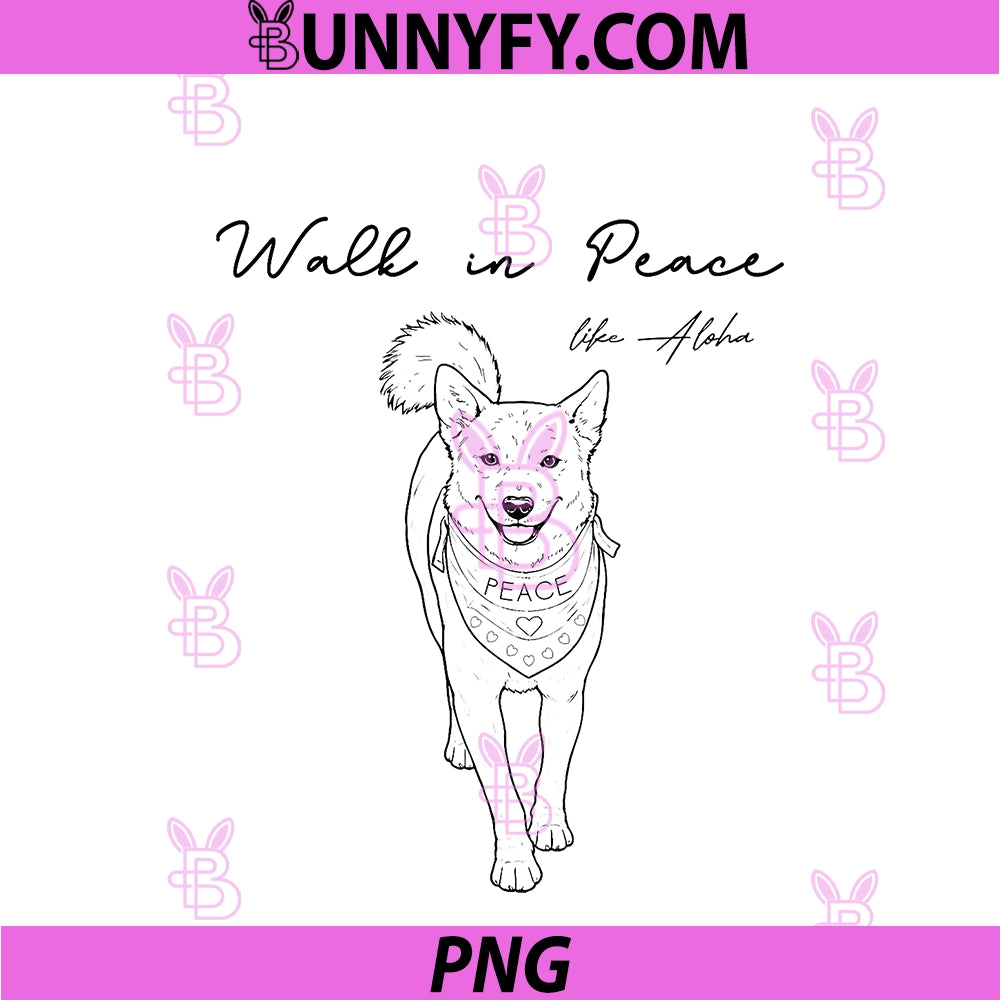 Walk In Peace PNG, Like Aloka Dog PNG