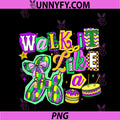 Walk It Like A Dog Mardi Gras PNG, Carnival Party PNG