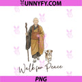 Walk For Peace Buddhist PNG, Monks Inspirational Journey PNG