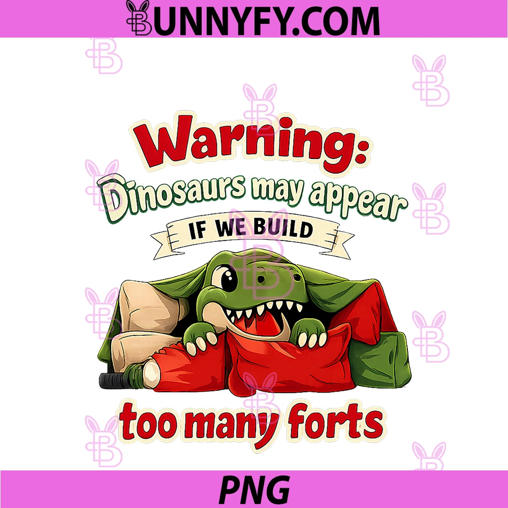 Warning Dinosaurs May Appear Fort PNG, Builder Badge PNG