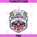 Washington DC 250 PNG, Mile Street Circuit Racing 1776 2026 PNG