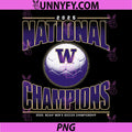 Washington Men's Soccer 2025 PNG, National Champions NCAA PNG