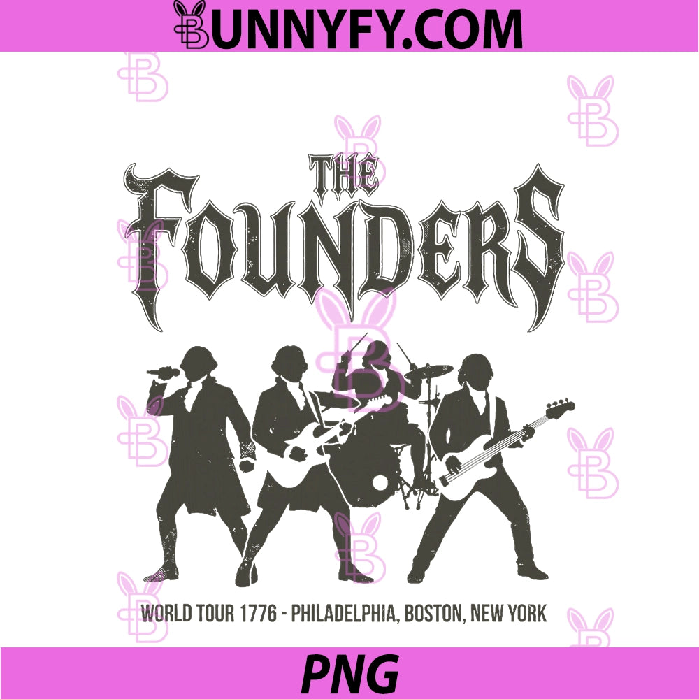 Washington, Jefferson, Franklin PNG,, And Adams The Founders Band PNG