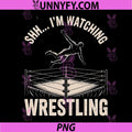 Watching Wrestling PNG, Funny Wrestler Action PNG