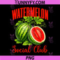 Watermelon Social Club PNG, Summer Tropical Fruits PNG