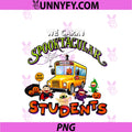 We Carry Spooktacular Students PNG, Halloween School Bus Driver PNG