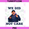 We Did Not Care PNG, Bold Coach Rant Meme PNG