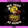 We Test At Dawn PNG, Fun Retro Frog PNG