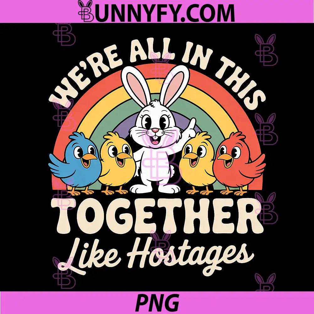 We're All In This PNG, Together Like Hostages PNG